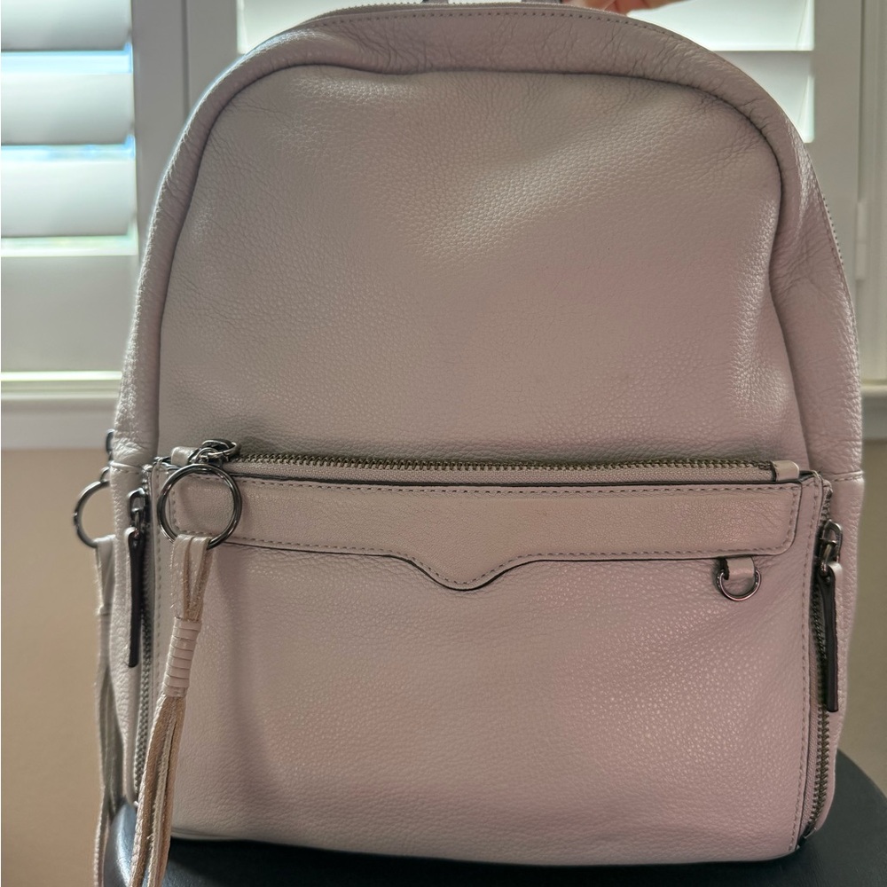 Rebecca Minkoff Lola Leather Backpack with Detachable Crossbody